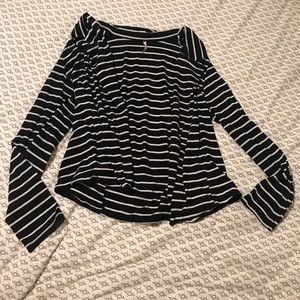 Black & White striped Olivia Moon Blazer/Cardigan